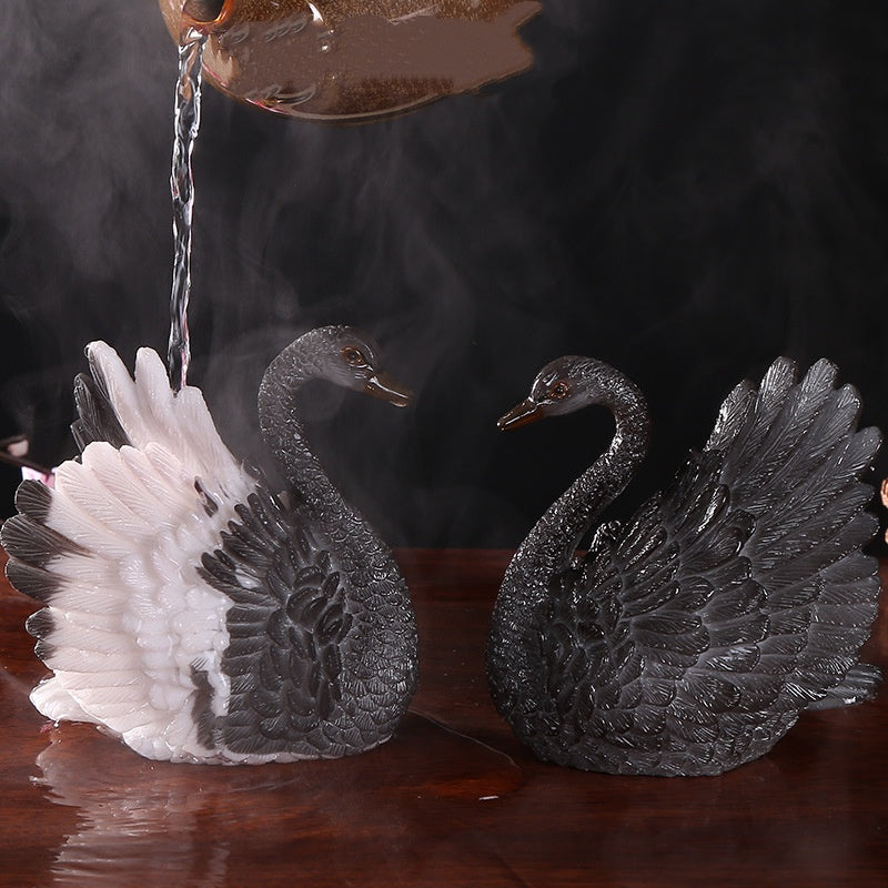 Swan Tea pet Chinese Gongfu tea accessories, exquisite tea table and tea tray ornaments